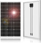 DOKIO 100 W 18 V p&auml;ikesepaneel monokristalliline - p&auml;ikesemoodul 100 Watt 12 V akudele Ideaalne matkaauto, telkimise, aiamajade jaoks.