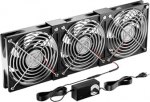 360 mm arvutiventilaator, 12 V korpuseventilaator toitepistikuga ja pideva kiiruse regulaatoriga (2750 RPM) - vaikne, v&otilde;imas ventilaator arvutile, serverile, telerile, m&auml;nguriarvutile, AV-kabiinile, ruuterile.