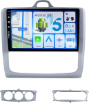 6G + 128G IPS 9-tolline Android 15 Double DIN autoraadio Ford Focus 2004-2011 GPS tagurduskaamera + MIC toetab Carplay/DSP/DAB/WiFi/BT5.0/USB/MirrorLink/SWC/FM/AM