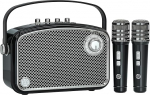 Tragbarer Bluetooth-Lautsprecher, 120 W Spitzenleistung, 12 tunni Spielzeit, kabelloser Lautsprecher f&uuml;r Zuhause/Party/Outdoor/Strand (Schwarz)