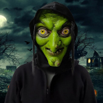 JIMACRO Naiste n&otilde;ia mask Halloween Naine n&otilde;ia mask Lateks Halloweeni karnevalipidu kost&uuml;&uuml;m Cosplay kost&uuml;&uuml;mide kaunistused