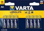 Varta Longlife AA patareid - 16 pakki