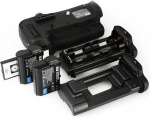 DSTE&reg; Pro IR pult MB-D12 Vertikaalne akuhoidik + 2x EN-EL15 Nikon D800 D810 D800E D800S SLR digikaamerale