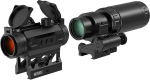 Feyachi V30 2MOA Red Dot visiir koos M37 1,5X - 5X punase punkti suurendusklaasiga, absoluutne kaasn&auml;gija