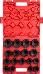 Sunex 4684 3/4-tollise ajamiga raske metriline l&ouml;&ouml;gimuhvide komplekt, metriline, standard, 6-punktiline, Cr-Mo, 26mm - 46mm, 17-osaline
