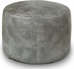 Thgonwid T&auml;itmata Faux Leather Pouf Cover K&auml;sitsi valmistatud jalahoobi Ottoman Storage Solution Floor Footrest Polster 16.5 "D x 12" H (ilma sisendita) Hall