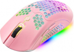 Juhtmevaba / juhtmega kerge m&auml;nguhiir, kahes režiimis laetav 800mAh hiir, PMW3325, 12000 DPI 16 RGB taustavalgus, 69G Honeycomb Shell disain, 7 programmeeritavat nuppu koos draiveriga