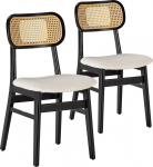 HOMN LIVING 2 tooli Boira must lambanahk-kangas, 47 cm (laius), 50 cm (s&uuml;gavus), 80 cm (k&otilde;rgus)