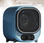 Tragbarer Kondensentrockner Klein, Kompakter Schleudertrockner, 0,8 kg Bel&uuml;Fteter W&auml;Schetrockner, Kompakt, Ideal F&uuml;R Kleine R&auml;Ume, Den Einsatz Auf Der Arbeitsplatte Blue-A