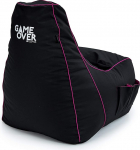 Game Over Video Gaming Bean Bag Gaming Chair | Indoor elutuba | K&uuml;ljetaskud kontrolleri peakomplekti jaoks, hoidja | Ergonoomiline disain p&uuml;hendunud m&auml;ngijatele