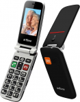 artfone CF241A Folding Mobile Phone for Seniors without Contract Mobile Phone with Large Buttons 2G GSM Mobile Phone for Seniors with 2.4 Inch Colour Display Camera Buttons Emergency Call Function