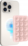 AHASTYLE Silikoonist iminapakett telefoni hoidik iPhone 17/16/15/14/13/12 seeria, magnetiline iminapakett iPhone MagSafe telefonikarbile, peegel du&scaron;&scaron;i telefonihoidik, TikTok videote ja selfide tegemiseks