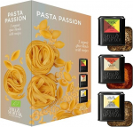 Mill & Mortar Pasta Passion Organic Spice Set, 3 v&uuml;rtsisegu ilma soolata pasta- ja pastaroogade jaoks kinkekomplekt koos retseptikaartidega, hobikokkadele.