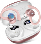 Bluetooth 5.4 k&otilde;rvaklapid Sport, 2026 Uus 6D Stereo In-Ear k&otilde;rvaklapid Traadita Bluetooth 4 ENC Mic/50H m&uuml;rasummutusega k&otilde;rvaklapid, k&otilde;rvaklappidega k&otilde;rvaklapid, IP7 veekindel