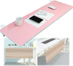 Verstellbare 90&deg;-Computertastaturablage 55 65 75 x 25 cm Holz-Schreibtischverl&auml;ngerung mit C-Klemme ohne Bohren ergonomisches B&uuml;rozubeh&ouml;r f&uuml;r Tippen und Spielen