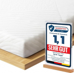 Madratsitopper 180 x 200 cm, H2/H3 valmistatud 8 cm m&auml;luvahust geel-topper, &Ouml;ko-Tex sertifitseeritud, madratsitopper Box Spring voodile ja ebamugavatele vooditele diivanvoodile, haagissuvilale, pestavana