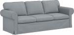 vidaXL diivan helehall &Uuml;ldised m&otilde;&otilde;tmed: 215 x 82 x 80 cm (B x S x K x H), elutuba, kaasaegne nurgadiivan, mugav diivan, vastupidav m&ouml;&ouml;bel, pehme kangas, stiilne istumisv&otilde;imalus.