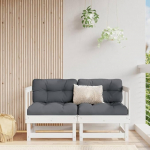 Homgoday Garden Corner Diivanid 2 Pack valge tahke m&auml;nni puidust Outdoor Garden Bed Diivan Diivan Aed elutuba Patio Outdoor m&ouml;&ouml;bel PP
