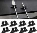 Auto kaablihoidja Tie Clip Organizer isekleepuv auto laadija liin sulgemise klamber USB kaablihoidja auto klamber tarvikud 8tk / partii