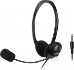 ACT peakomplekt PC mikrofoniga, k&otilde;rvaklapid, 3,5 mm pistikupesa, kaabli pikkus 2 m - AC9330