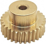0,8 Modul Messing Schneckengetriebe 8mm Z&auml;hne Dickes Turbinenritzel 0,8M Schneckengetriebe Radstange M4 Schraube Eingriffswinkel(50T 8mm bore)