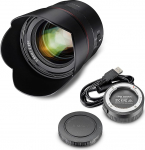 Samyang AF 75 mm F1.8 FE + Lens Station for Sony E Portrait Lens for Full Format & APS-C I 32.9&deg; Image Angle & Fast Auto Focus I Fixed Focal Length for Sony A7C, A7 III, A6100 etc.