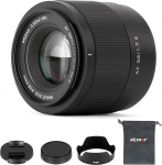 VILTROX 56 mm F1.7 E APS-C Lens for Sony E-Mount, STM Autofocus Lens for Sony E-Mount A6000 A6100 A6300 A6400 A6500 A6600 A6700 ZV-E10 FX30 ZC-E10II FX3 A7C A7C SII SII A7III A7RIIl A7IV A7RIV A9