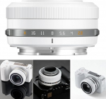 TTARTISAN 27 mm F2.8 objektiiv automaatne fookus APS-C peegelkaamerale ainult Sony E-Mount kaameratele A5000 A6600 NEX-3 NEX-3N NEX-7 NEX5 CA7 A7I A7R A7S A7SI A7SII A9 ja teistele (valge)