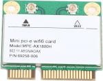 Traadita kaart MPE AX1800H RTL8852BE 1800Mbps Dual Band Wireless Fidelity 6 Bluetooth 5.2 PCIe v&otilde;rguadapter Androidile Linuxi jaoks