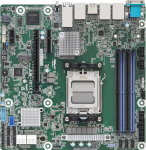 AsRock Rack B650D4U-2L2T/BCM Micro-ATX serveri emaplaat &uuml;he pesaga AMD Ryzen 7000 seeria protsessorid (LGA 1718) B650E PCIe 5.0 Dual 10G LAN