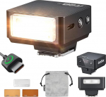 Godox iT20-S iT20 S kaamera v&auml;lklambi Speedlite 6 v&otilde;imsusastet 700 v&auml;lku t&auml;isv&otilde;imsusel TTL 1,5s v&auml;lgukorduse aeg Kaamera v&auml;lklambi magnetilise v&auml;rvikiibiga Hot Shoe Sony kaamerale DSLR (must)