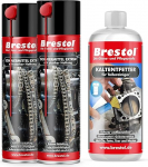 Brestol Libricant Extreme Spray 2 x 400 ml tugevalt kleepuv + 1000 ml k&uuml;lmapuhastusvahendi m&auml;&auml;rdeaine spray Silikoonisprei roomik&otilde;li k&auml;iguvahendi spray keti spray k&ouml;ie spray kolbisprei liimimisvaha m&auml;&auml;rdeaine