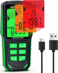 RDINSCOS EMF-meetrid Laetav digitaalne elektromagnetiliste v&auml;ljade kiirguse m&otilde;&otilde;tja K&auml;eshoitav kiirguse detektor EF, MF, RF, WiFi, mikrolaine RF-meeter