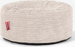 Lounge Pug Pouf Bean Bag 65 cm Round Ivory Corduroy kangast mugav tool v&otilde;i jalatugi