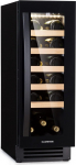Klarstein Vinovilla Wine Fridge, 1-Zone Drinks Fridge with Glass Door, Quiet Fridge, Bottle Refrigerator, Small, Wine Cabinet for Drinks, Wine Cooler 5-20&deg;C, Wine Fridge 50 L, 20 Bottles