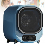 Kaasaskantav kondensaatorkuivati, v&auml;ike, 5 kg mahutavus, kompaktne tsentrifuug, ventileeritud kuivatamine, 0,8 kg koormus, ventileeritud trummelkuivati v&auml;ikestele pesuartiklitele (sinine)