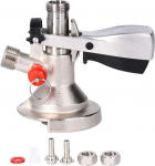 Joyzan Barrel Coupling Type A, G5/8 Barrel Beer Keg Coupling Dispenser with Pressure Relief Valve Beer Dispenser Stainless Steel Fuel Dispensers Connection Tap Home System Tap Home System Dispenser