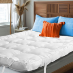 Sleepcare Single Mattress Topper 4 "paksus tikitud Extra Deep Single Mattress Topper Super Fluffy ja hingav Microfiber Single Mattress Topper koos elastne