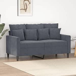 2-kohaline diivan Kahekohaline diivan Diivan Lounge Diivan Polsterdatud diivan Relax diivan K&uuml;lalissohv Diivan Leinasohv Diivan elutuppa Magamistuba K&uuml;lalistetuba Tumehall 120 cm Velvet