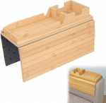 Diivanitaldriku k&auml;etugi koos eemaldatava joogihoidjaga, kokkupandav libisemiskindel diivanitaldrik, 2-in-1 k&auml;etoe kandik jookide, mobiiltelefoni, puldi ja suupistete jaoks