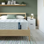 Summerby Sleep No1 Kahekohaline madrats (137 cm x 190 cm) CertiPUR Memory Foam ja Coil Spring h&uuml;briidmadrats, mugav ja taskukohane, ortopeediline, keskmise tugevusega ja toetav madrats kahekohalisele voodile.