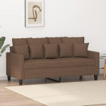 2-kohaline diivan Kahekohaline diivan Diivan Lounge diivan Pehmendusega diivan Relax diivan K&uuml;lalissuvila Diivan Elutuppa Magamistoale K&uuml;lalistetuppa Pruun 140 cm Kangas