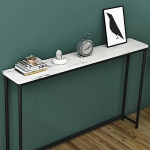 METTEOR Moderner Konsolentisch mit rechteckiger Basis, Wandfl&auml;chen, Seitenflur, Eingangsbereich, Konsolentisch f&uuml;r Wohnzimmer, Sofa, R&uuml;ckwand, Regaltisch, Konsolentisch, schmaler Sofatisch, Konsolen