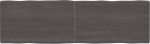 Massiivpuidust Live-Edge t&ouml;&ouml;deldud lauaplaat, tumepruun, 200 x 60 x (2-4) cm, asendusplaat k&ouml;&ouml;ki, kohvilauda, s&ouml;&ouml;gilauda, lauda, t&ouml;&ouml;lauale.