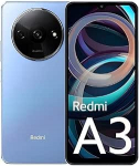 XIAOMI Redmi A3 lepinguta nutitelefon, 3 GB RAM, 64 GB ROM, laiendatav, 5000 mAh, 90 Hz, 6,71-tolline AMOLED-ekraan, kaheksatuumaline protsessor, sinine