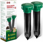 Gardigo Basic Mole Repeller, Set of 2, Battery Operated, Mole/Vole Repeller for Garden