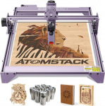 ATOMSTACK A5 PRO+ Laser Engraving Machine, 40 W CNC Laser Cutter, 5 W Output Power 0.01 mm Engraving Accuracy Laser Engraver 410 x 400 mm Engraving Range