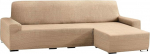 Eysa Aquiles Elastic Chaise Longue Short Arm Right, pol&uuml;ester-puuvillane, beež, 43 x 37 x 14 cm