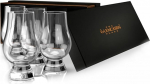 Glencairn Whisky Tasting Nosing Glass in Black/Gold Presentation Box - 4 Qty