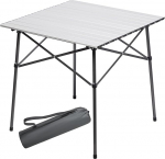 PORTAL Folding Camping Table Camping Table with Aluminium Table Top Load 80 kg with Carry Bag for Picnic BBQ Garden Balcony
